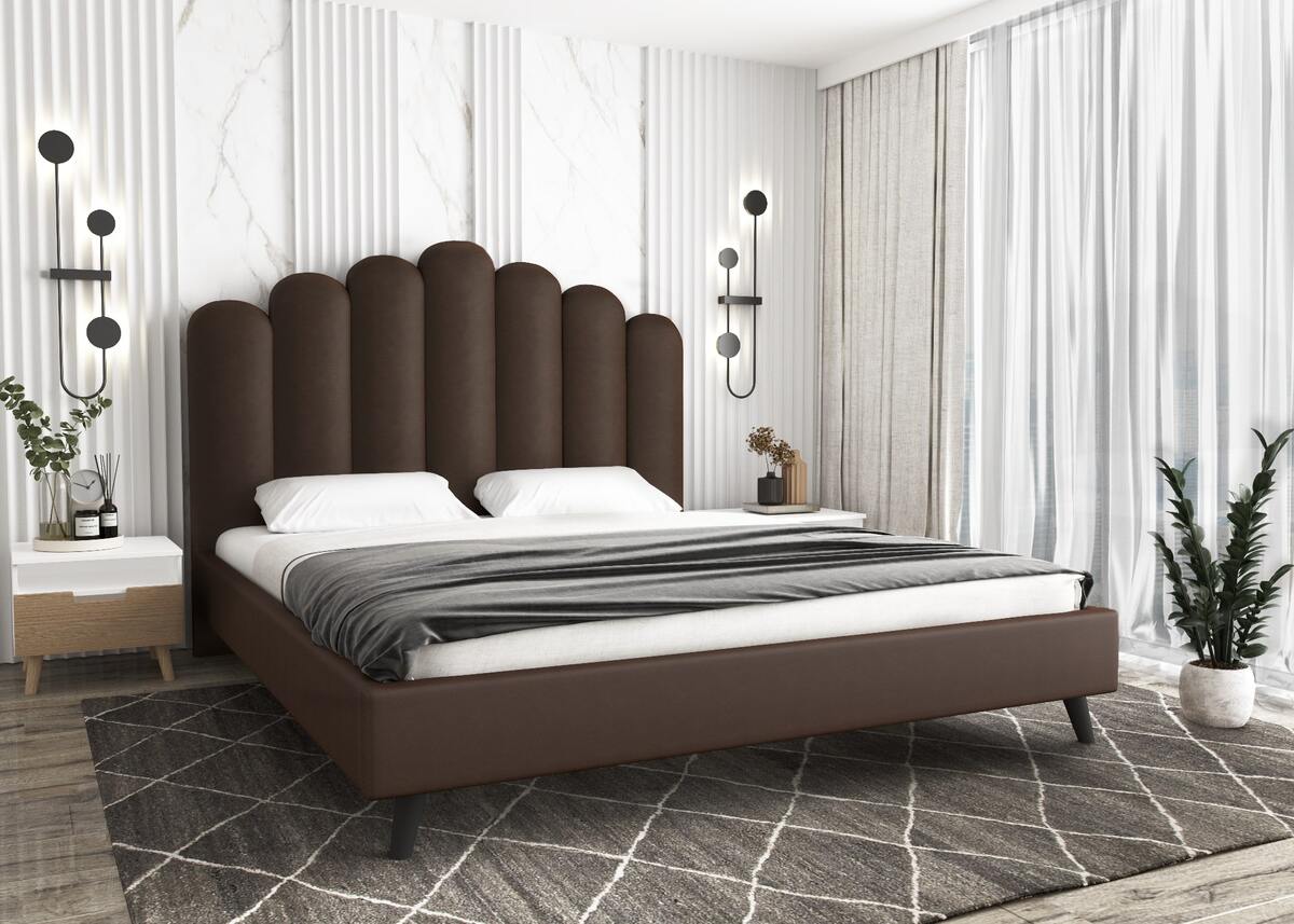 Виды, материалы и особенности изголовья кровати