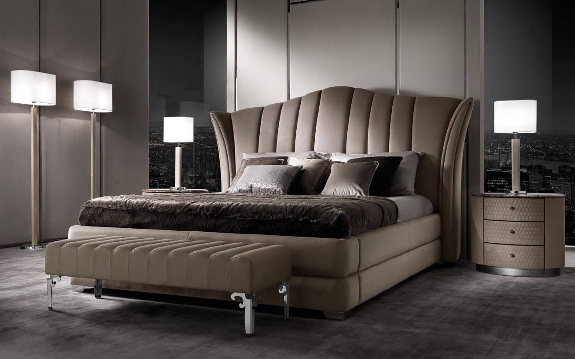 Виды, материалы и особенности изголовья кровати