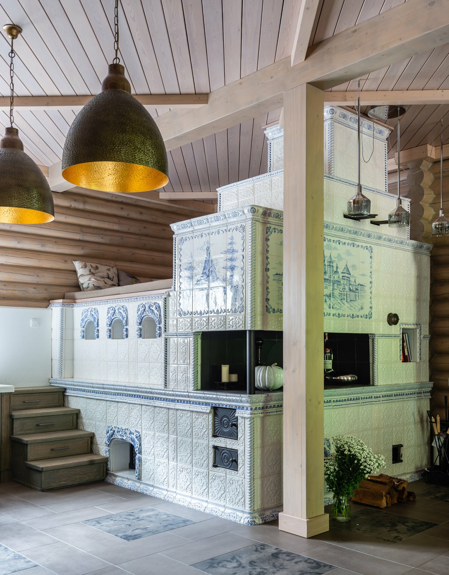 Правила установки камина в доме