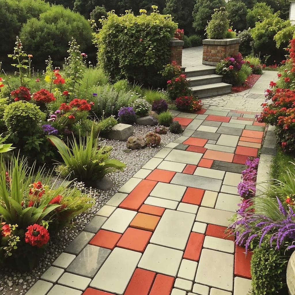 Как происходит укладка тротуарной плитки?