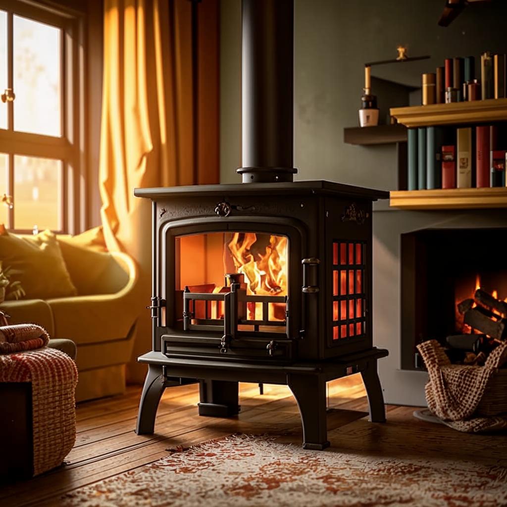 Чугунная печь камин и ее преимущества