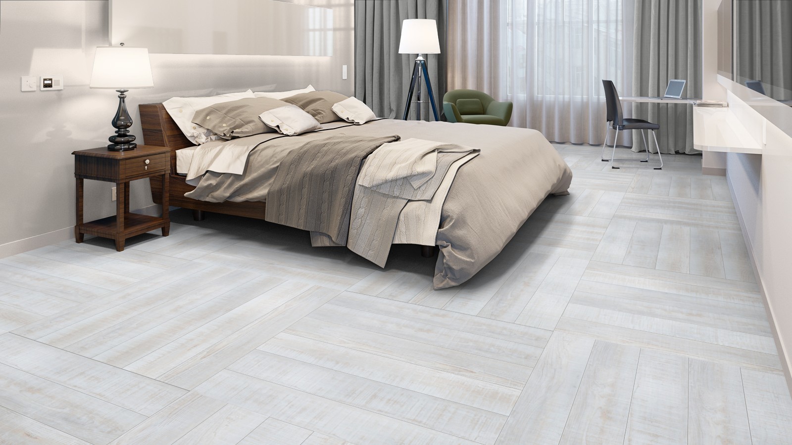 Как стелить плитку ПВХ на пол?