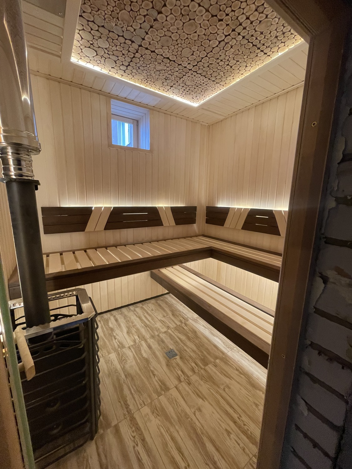 Дизайн интерьера в бане и отделка парной