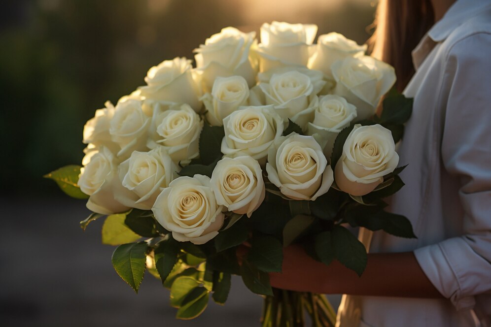 Что символизируют белы цветы в букете?