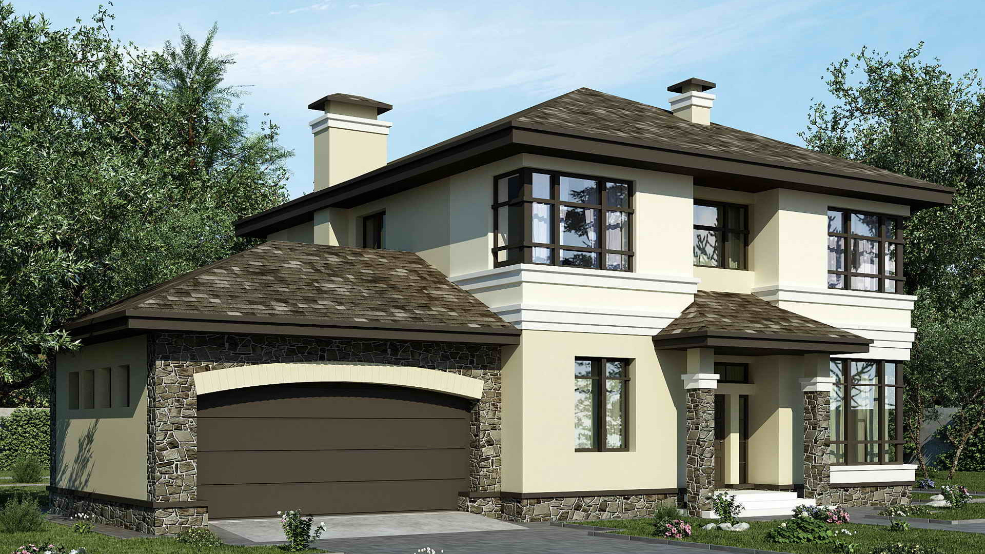 Индивидуальные проекты домов от ведущего архитектурного бюро г.Москвы