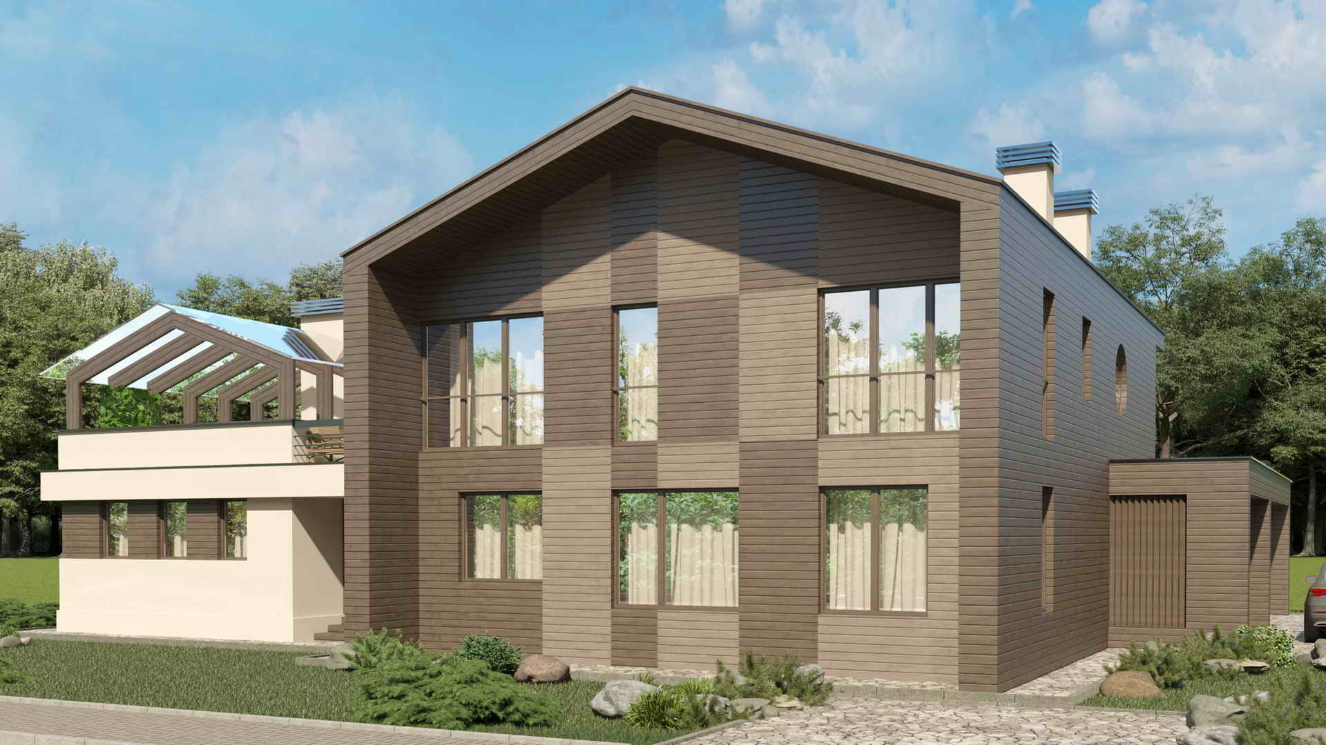 Индивидуальные проекты домов от ведущего архитектурного бюро г.Москвы