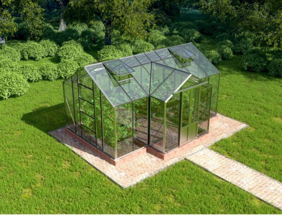 Алюминиевые теплицы под стекло и их преимущества