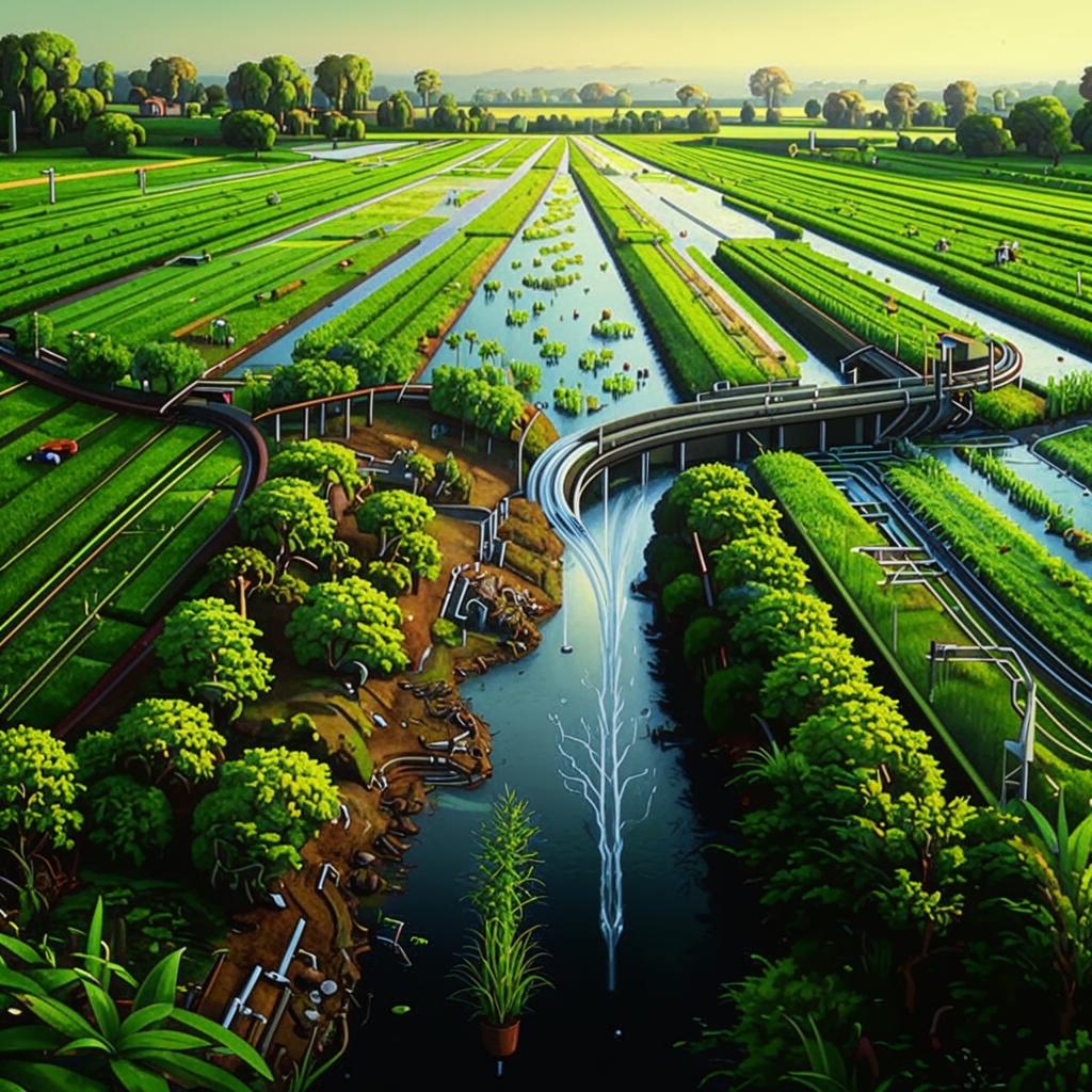 Круговая система орошения и ее особености