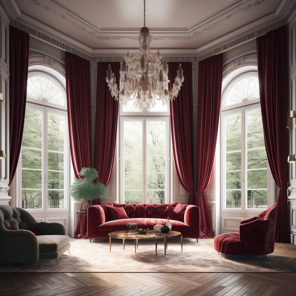 Шторы для высоких окон особенности выбора и дизайна