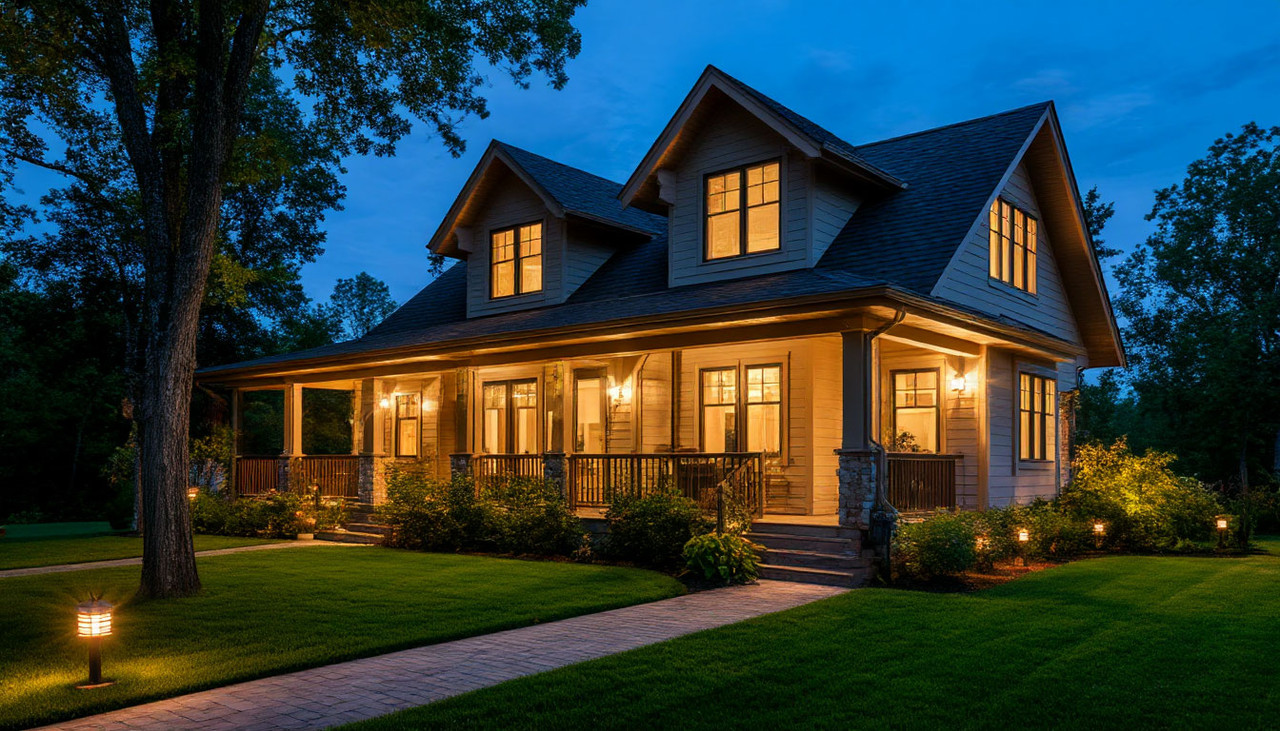 Как выбрать уличные светильники для загородного дома: полный гид