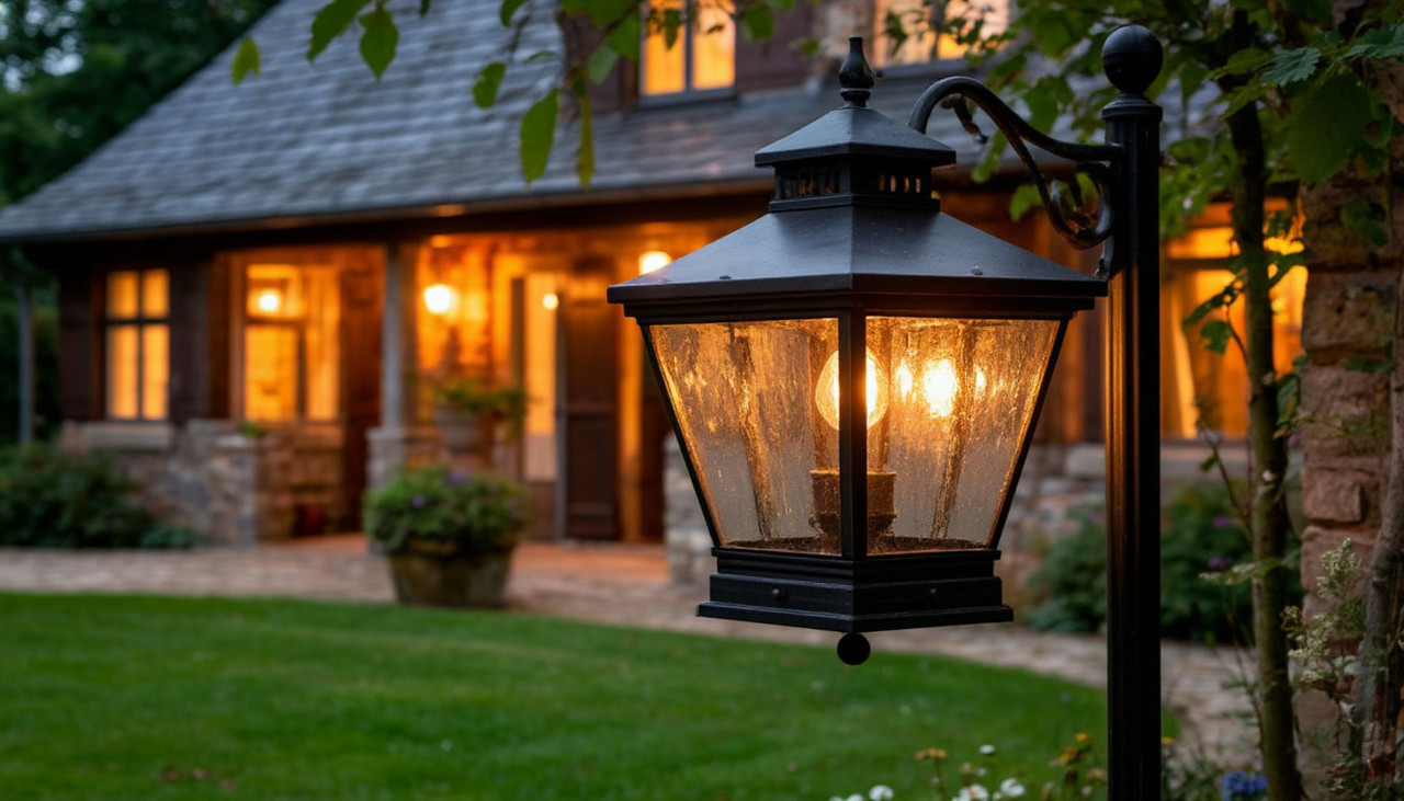 Как выбрать уличные светильники для загородного дома: полный гид