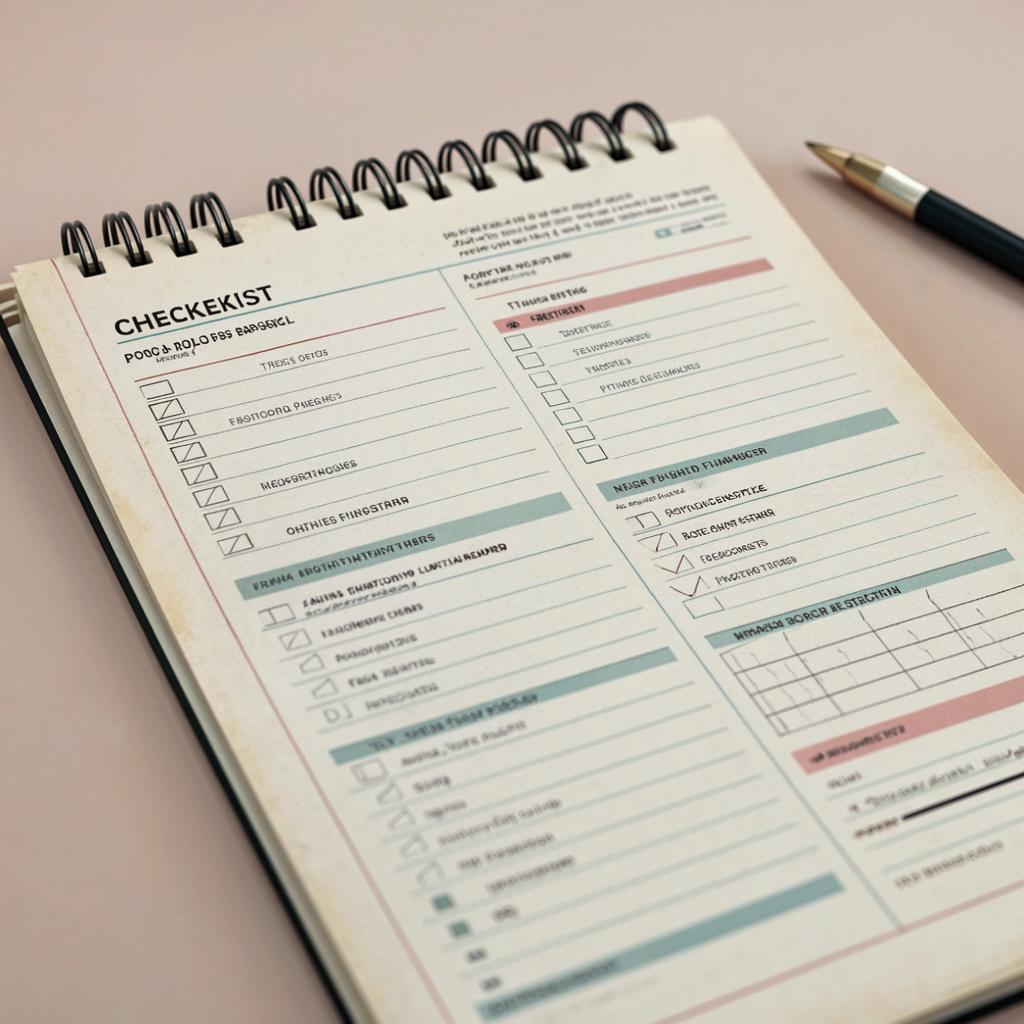Как составить правильный чек лист?