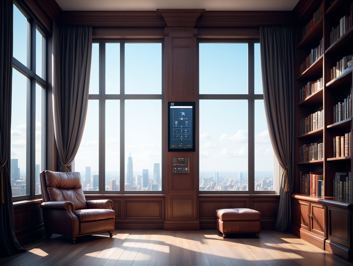 Приватность на природе: электрокарнизы для панорамных окон